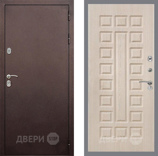 Дверь Стоп КЛАССИК Медь ФЛ-183 Беленый дуб в Волоколамске