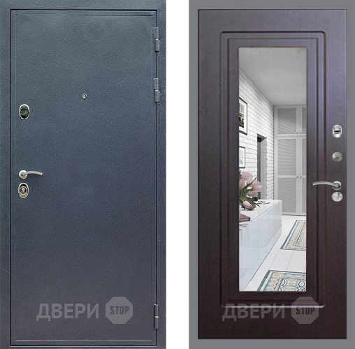Дверь Стоп СИЛЬВЕР Зеркало ФЛ-120 Венге в Волоколамске