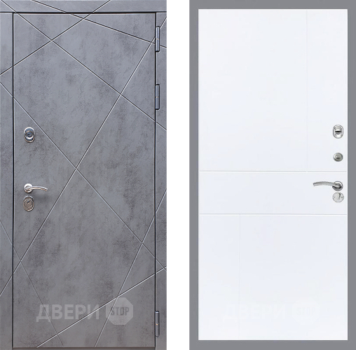 Дверь Стоп Лучи ФЛ-290 Силк Сноу в Волоколамске