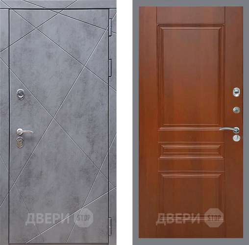 Дверь Стоп Лучи ФЛ-243 Итальянский орех в Волоколамске