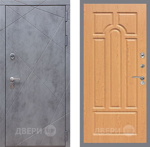 Входная металлическая Дверь Стоп Лучи ФЛ-58 Дуб в Волоколамске