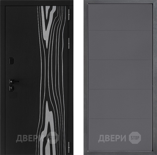 Входная металлическая Дверь Дверной континент ДК-12 ФЛ-649 Графит софт в Волоколамске