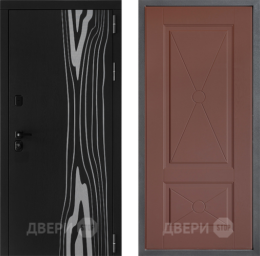 Дверь Дверной континент ДК-12 ФЛ-617 Ясень шоколадный в Волоколамске
