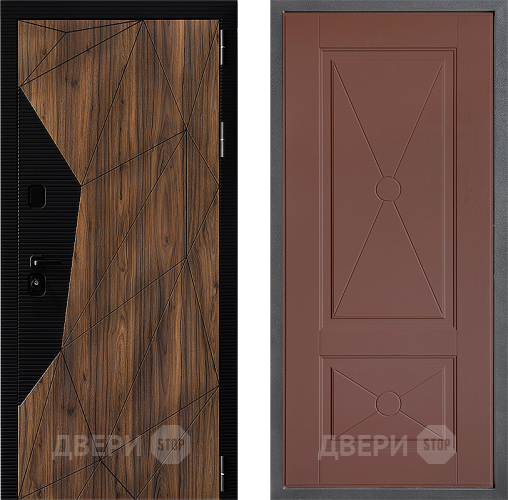 Дверь Дверной континент ДК-11 ФЛ-617 Ясень шоколадный в Волоколамске