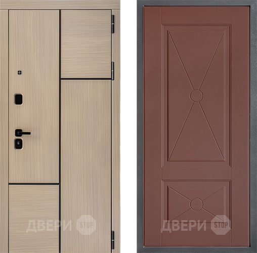 Дверь Дверной континент ДК-14 ФЛ-617 Ясень шоколадный в Волоколамске