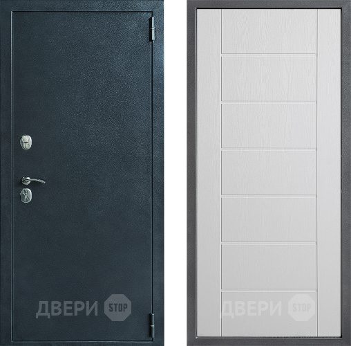 Дверь Дверной континент ДК-70 Дизайн ФЛ-Лайн Белое дерево в Волоколамске