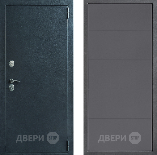 Входная металлическая Дверь Дверной континент ДК-70 Дизайн ФЛ-649 Графит софт в Волоколамске