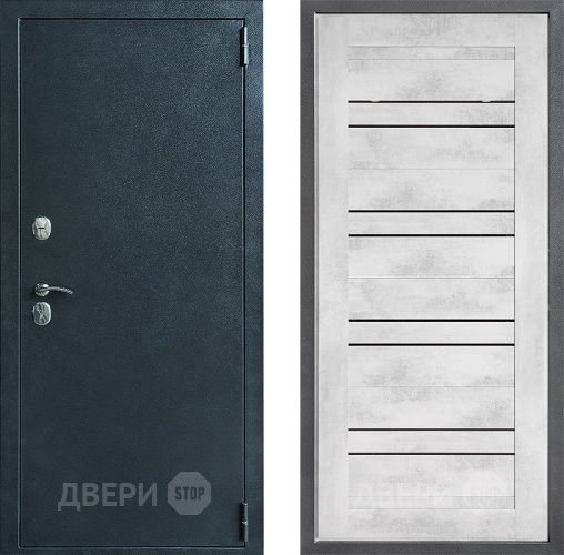 Дверь Дверной континент ДК-70 Дизайн ФЛ-49 Бетон снежный в Волоколамске