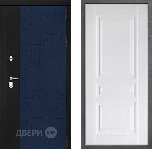 Входная металлическая Дверь Дверной континент ДК-9 ФЛ-243 Альберо Браш серебро в Волоколамске