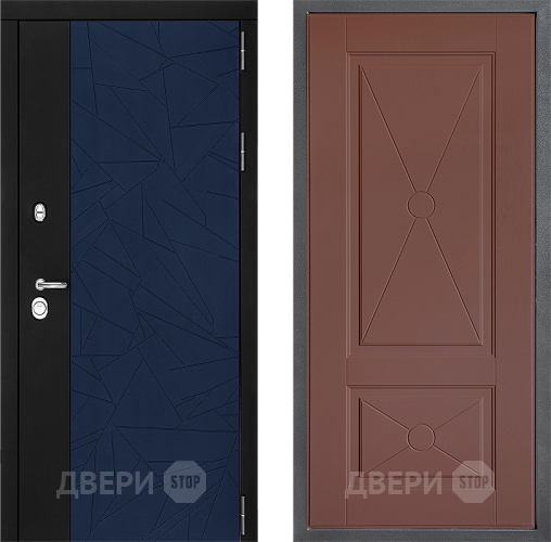 Дверь Дверной континент ДК-9 ФЛ-617 Ясень шоколадный в Волоколамске