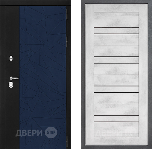 Входная металлическая Дверь Дверной континент ДК-9 ФЛ-49 Бетон снежный в Волоколамске