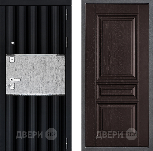 Входная металлическая Дверь Дверной континент ДК-13 ФЛ-243 Дуб шоколадный в Волоколамске