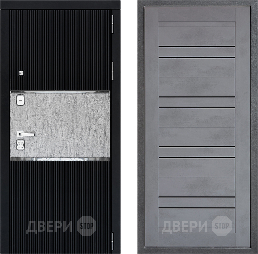 Входная металлическая Дверь Дверной континент ДК-13 ФЛ-49 Бетон серый в Волоколамске