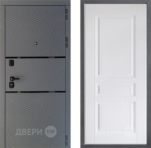 Дверь Дверной континент Диамант Дизайн ФЛ-243 Альберо Браш серебро в Волоколамске