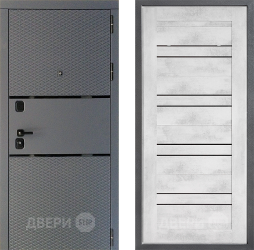 Дверь Дверной континент Диамант Дизайн ФЛ-49 Бетон снежный в Волоколамске