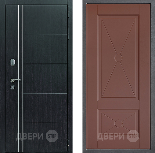 Дверь Дверной континент Теплолюкс Дизайн ФЛ-617 Ясень шоколадный в Волоколамске