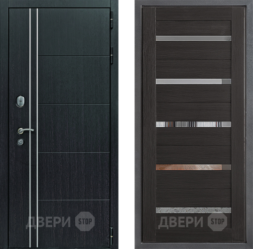 Входная металлическая Дверь Дверной континент Теплолюкс Дизайн ФЛ-47 Венге в Волоколамске