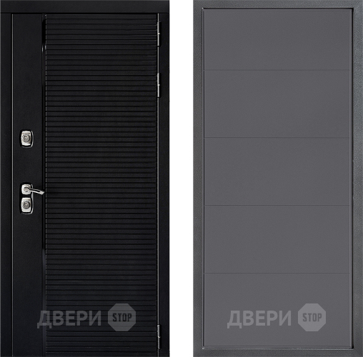 Входная металлическая Дверь Дверной континент ДК-1 ФЛ-649 Графит софт в Волоколамске