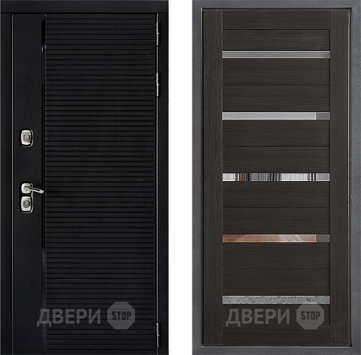 Входная металлическая Дверь Дверной континент ДК-1 ФЛ-47 Венге в Волоколамске