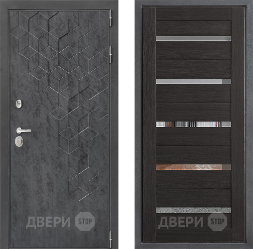 Входная металлическая Дверь Дверной континент ДК-3/713 ФЛ-47 Венге в Волоколамске