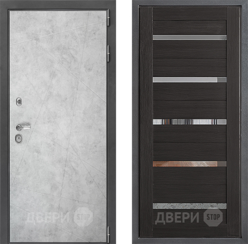 Входная металлическая Дверь Дверной континент ДК-3/743 ФЛ-47 Венге в Волоколамске