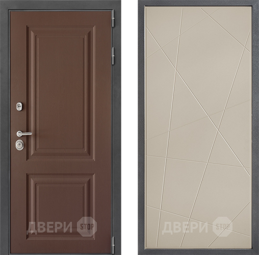 Входная металлическая Дверь Дверной континент ДК-3/729 ФЛ-655 Капучино в Волоколамске