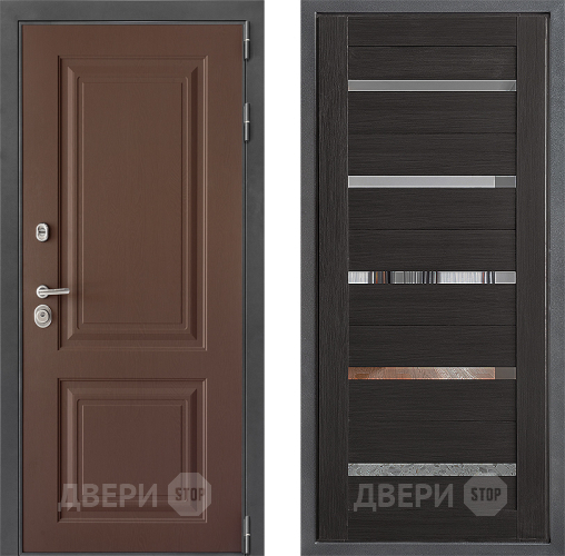 Входная металлическая Дверь Дверной континент ДК-3/729 ФЛ-47 Венге в Волоколамске