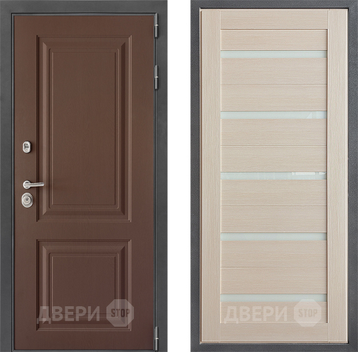Входная металлическая Дверь Дверной континент ДК-3/729 ФЛ-47 Капучино в Волоколамске