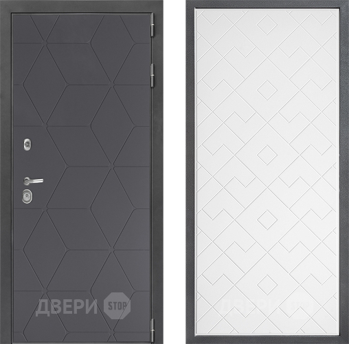 Дверь Дверной континент ДК-3/744 ФЛ-Тиффани Белый софт в Волоколамске