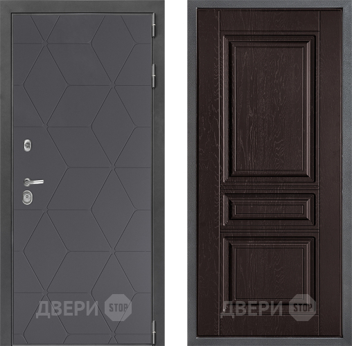 Дверь Дверной континент ДК-3/744 ФЛ-243 Дуб шоколадный в Волоколамске