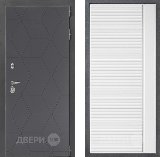 Дверь Дверной континент ДК-3/744 ФЛ-757 Белое Стекло Софт милк в Волоколамске