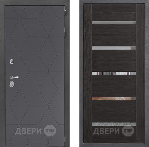 Входная металлическая Дверь Дверной континент ДК-3/744 ФЛ-47 Венге в Волоколамске