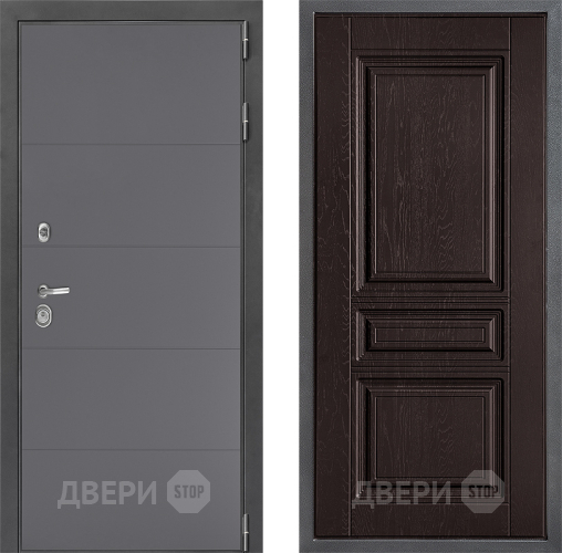 Дверь Дверной континент ДК-3/649 ФЛ-243 Дуб шоколадный в Волоколамске