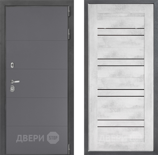 Дверь Дверной континент ДК-3/649 ФЛ-49 Бетон снежный в Волоколамске