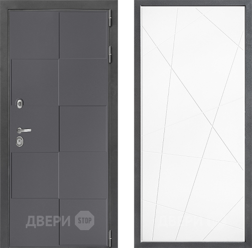 Дверь Дверной континент ДК-3/606 ФЛ-655 Белый софт в Волоколамске