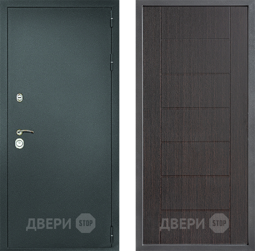 Дверь Дверной континент Рубикон Серебро Дизайн ФЛ-Лайн Венге в Волоколамске