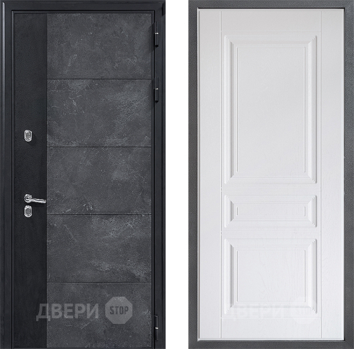 Дверь Дверной континент ДК-15 Бетон ТЕРМО ФЛ-243 Альберо Браш серебро в Волоколамске