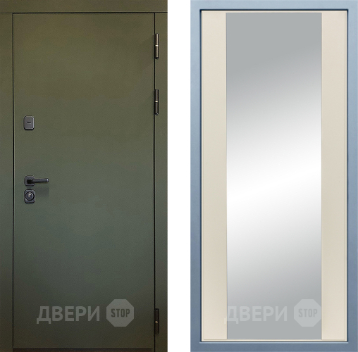 Входная металлическая Дверь Дива МД-61 Д-15 Зеркало Шампань в Волоколамске