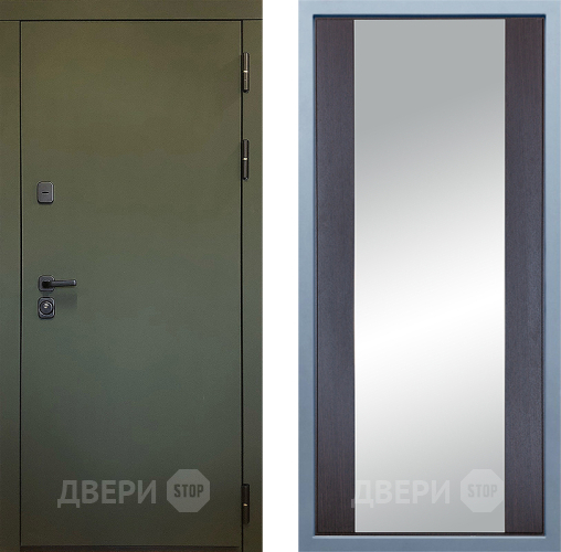 Входная металлическая Дверь Дива МД-61 Д-15 Зеркало Венге в Волоколамске