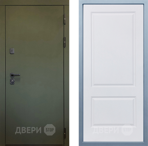 Входная металлическая Дверь Дива МД-61 Д-7 Белый в Волоколамске