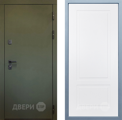 Входная металлическая Дверь Дива МД-61 Н-7 Белый в Волоколамске