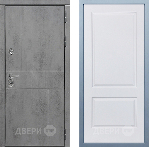 Входная металлическая Дверь Дива МД-48 Д-7 Белый в Волоколамске