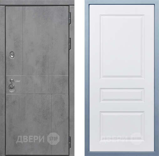 Входная металлическая Дверь Дива МД-48 Д-13 Белый в Волоколамске