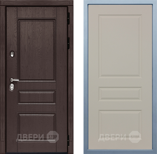 Входная металлическая Дверь Дива МД-90 Д-13 Шампань в Волоколамске
