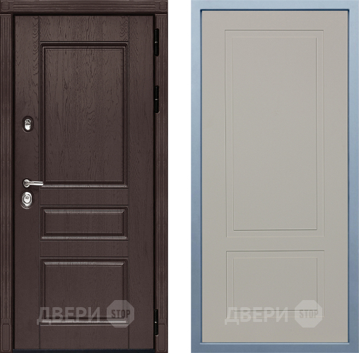 Входная металлическая Дверь Дива МД-90 Н-7 Шампань в Волоколамске