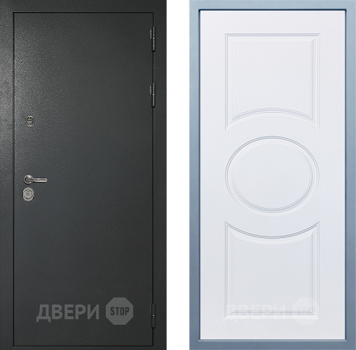 Входная металлическая Дверь Дива МД-40 Титан М-30 Белый в Волоколамске