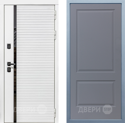 Дверь Дива МХ-45 Белая STR Д-7 Силк Маус в Волоколамске