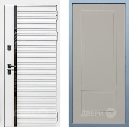 Входная металлическая Дверь Дива МХ-45 Белая STR Н-7 Шампань в Волоколамске