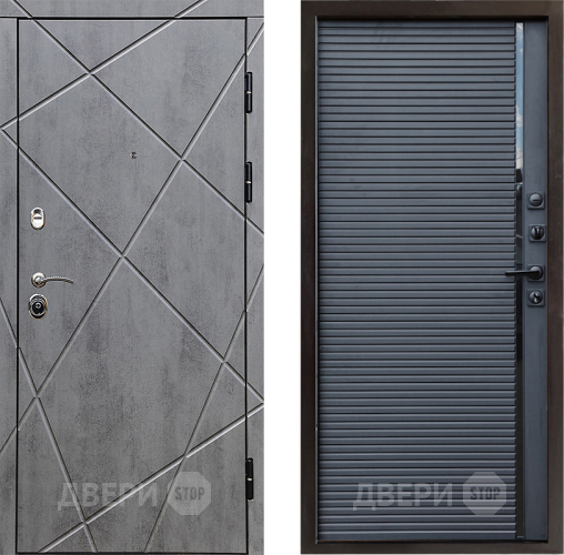 Входная металлическая Дверь Престиж Лучи Porte Черный кварц в Волоколамске