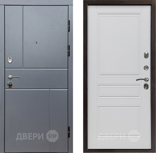 Дверь Престиж Горизонт Грэй Классика Белый матовый в Волоколамске